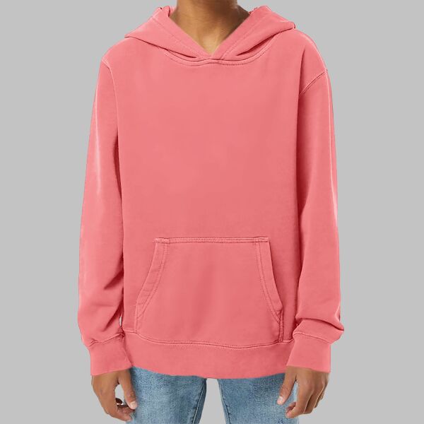 Youth Midweight Pigment-Dyed Hooded Sweatshirt Thumbnail