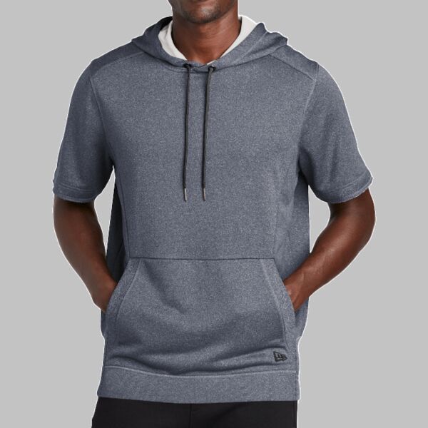 Performance Terry Short Sleeve Hoodie Thumbnail