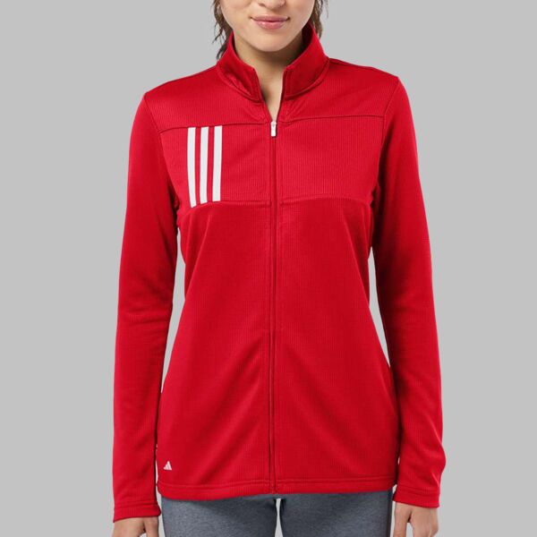 Women's 3-Stripes Double Knit Full-Zip Thumbnail