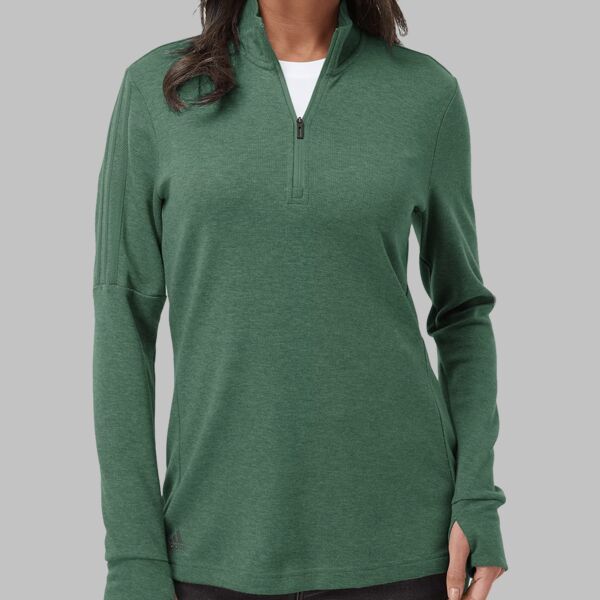 Women's 3-Stripes Quarter-Zip Sweater Thumbnail