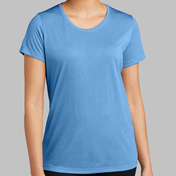 Ladies PosiCharge ® Competitor Cotton Touch Scoop Neck Tee Thumbnail