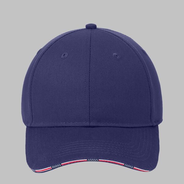 Americana Flag Sandwich Cap Thumbnail