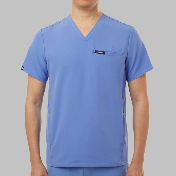 Platt 3-Pocket Scrub V-Neck Top Thumbnail