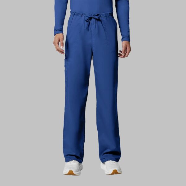 Unisex Drawstring 5-Pocket Cargo Scrub Pant Thumbnail