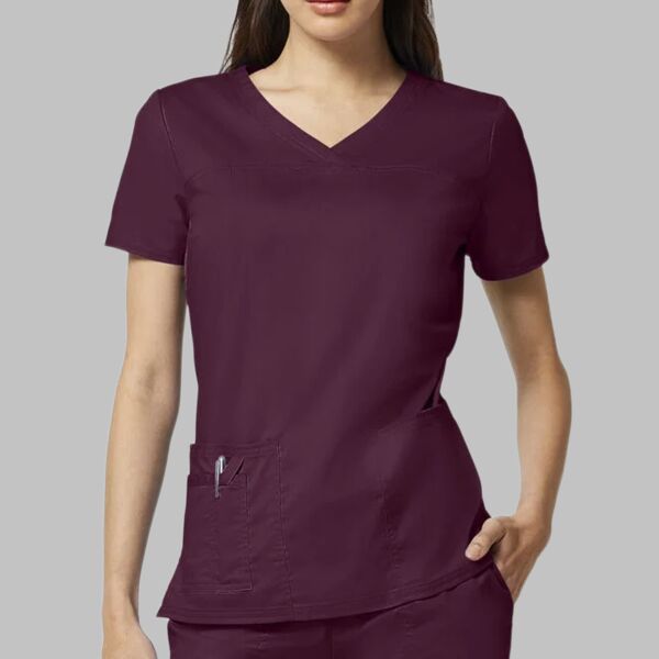 Women's 3-Pocket V-Neck Scrub Top Thumbnail