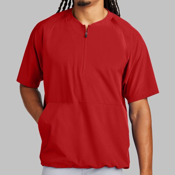 Repeat 1/2 Zip Short Sleeve Jacket Thumbnail