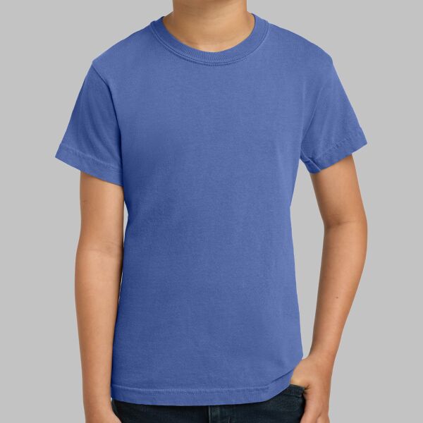 Custom Garment-Dyed Youth Heavyweight T-Shirt Thumbnail