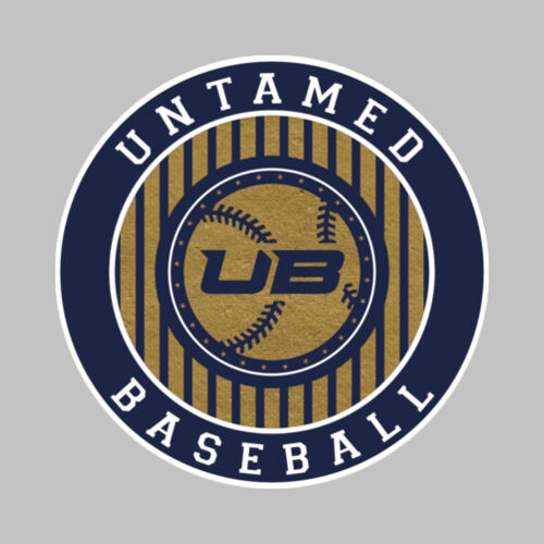 Untamed Baseball 3" Round Magnet Thumbnail