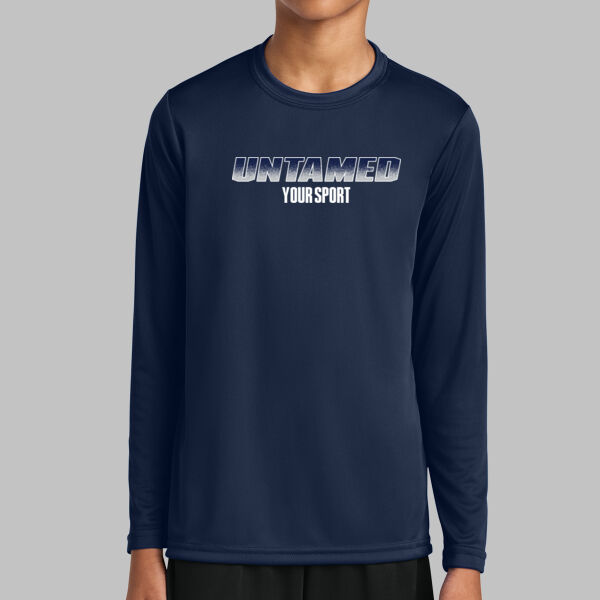 Personalized Youth Cooling Performance Long Sleeve Tee Thumbnail